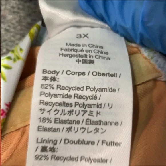 NWT J. Crew Knot Bandeau Bikini Top in Cloud Meadow Floral Print - Picture 4 of 4